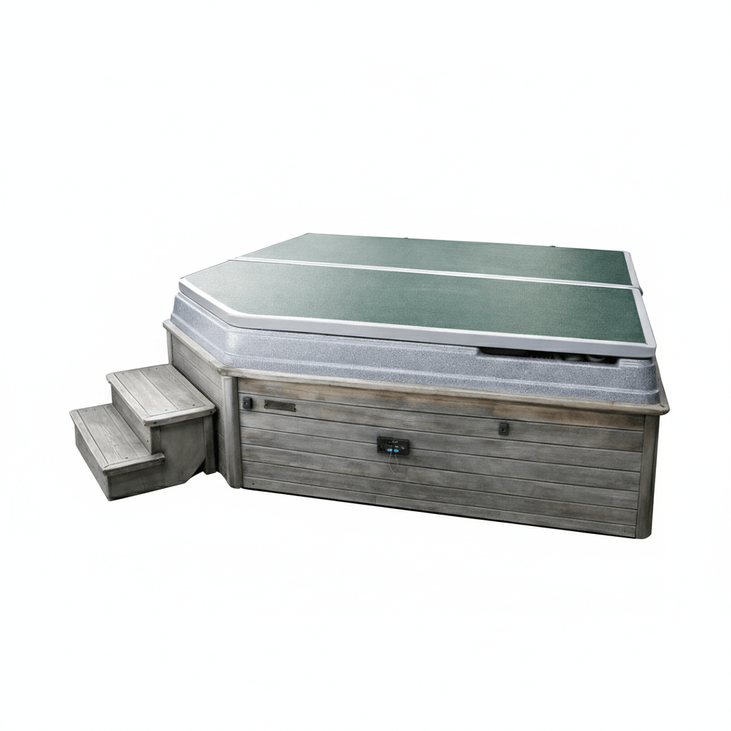 One Cut Corner Spa Cover