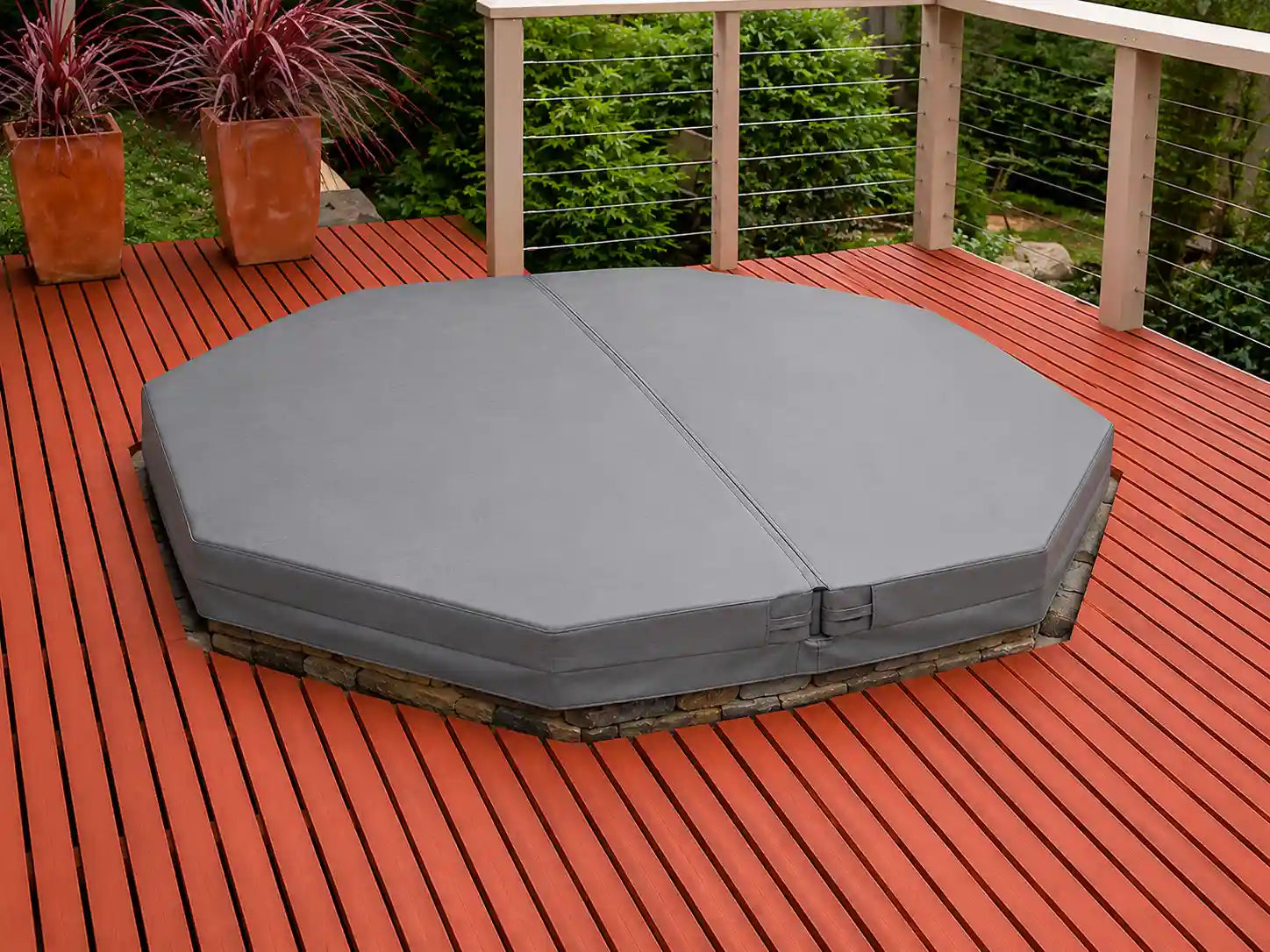 Octagon Hot Tub Cover